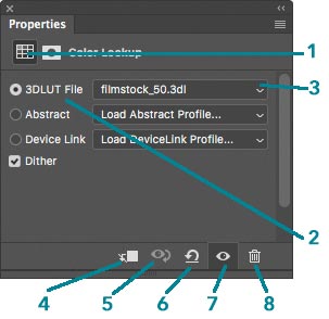 Colour Lookup Table Properties